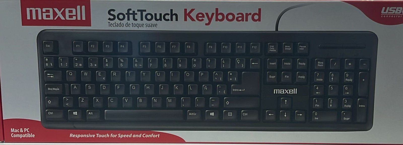 TECLADO MAXELL USB